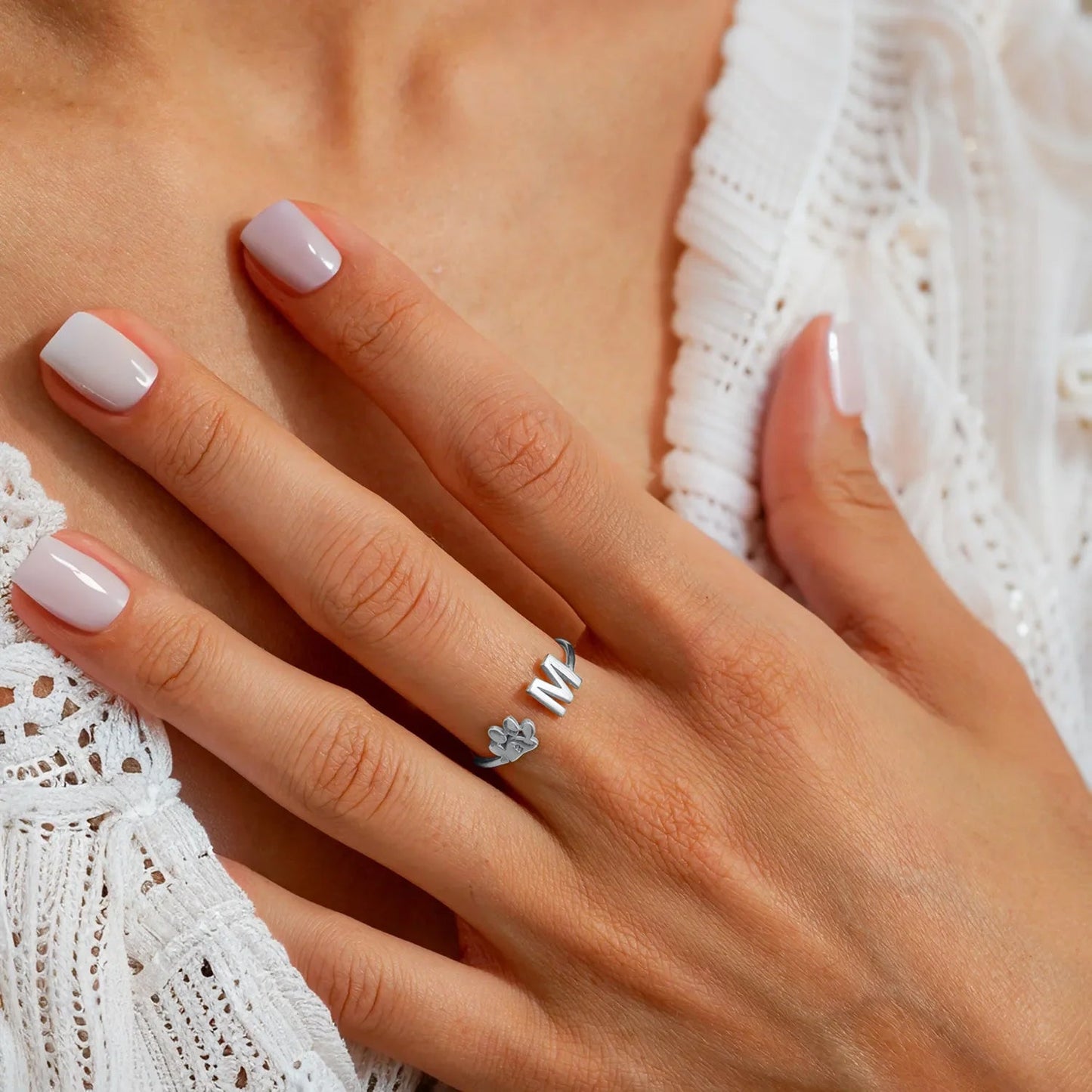 Custom Pet Initial Ring - Image 7