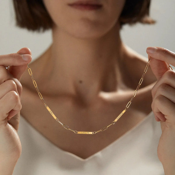 Collana Piastrina Personalizzata con Nomi