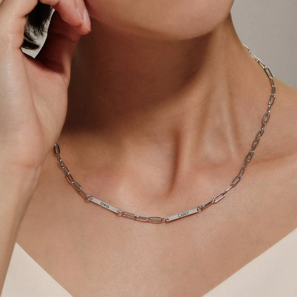 Collana Piastrina Personalizzata con Nomi