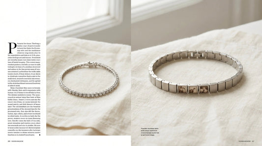Steel Tennis Bracelet vs Photo Tennis: Which Personalized Style Fits