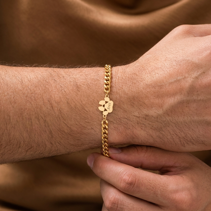 Custom Paw Name Bracelet (unisex)