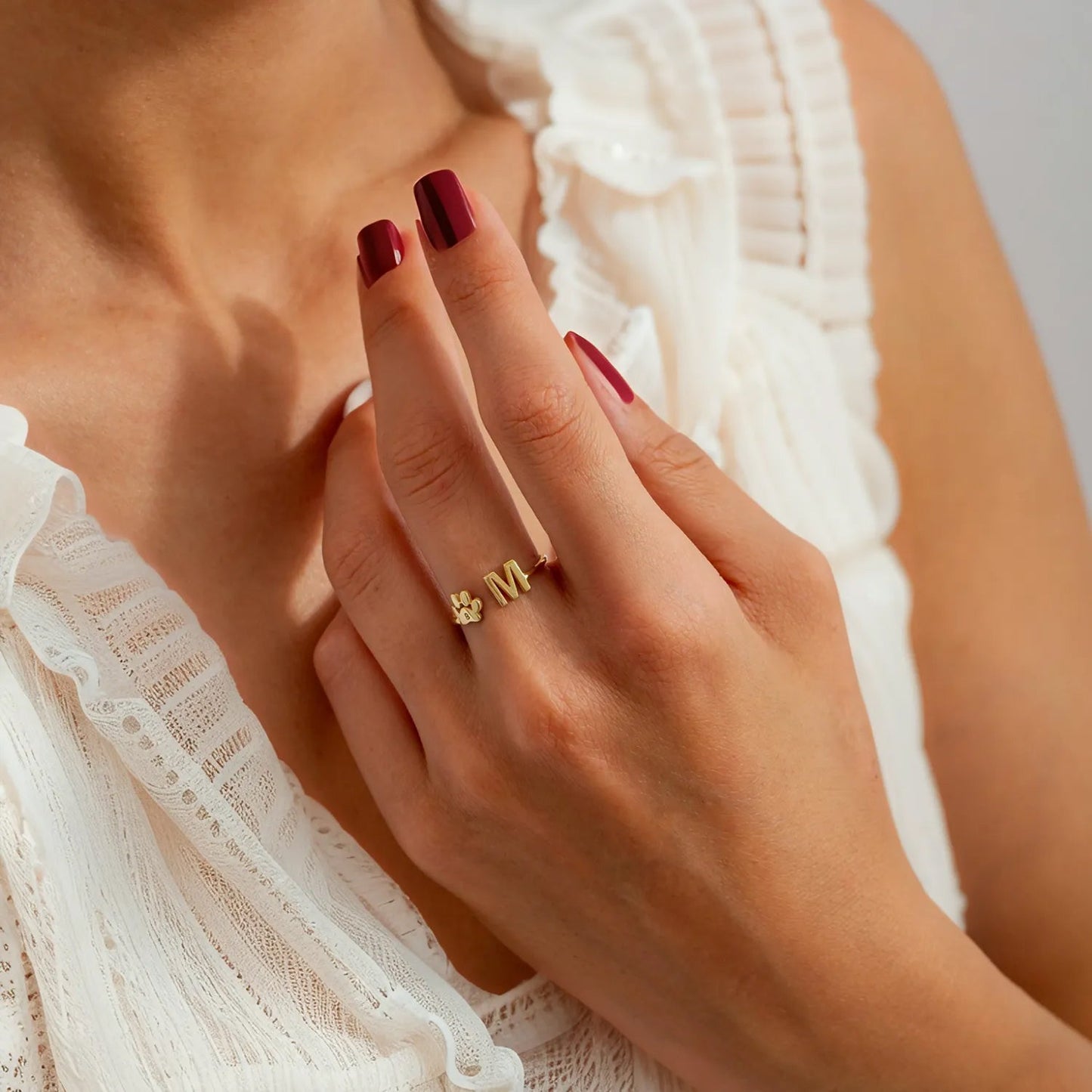 Custom Pet Initial Ring - Image 5