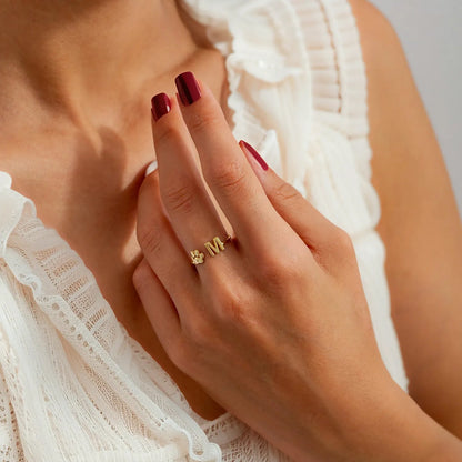 Custom Pet Initial Ring - Image 5