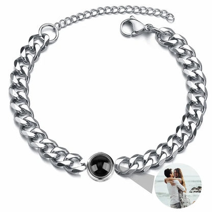 Custom Bracelet with Photo Projection (unisex)