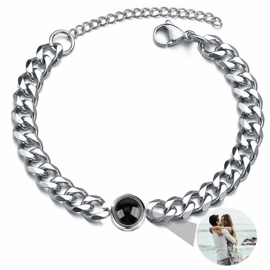 Personlig Armbånd med Fotoprojeksjon (unisex)