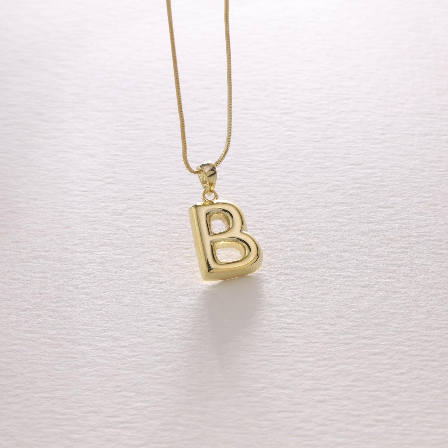 Custom Letter Bubble Necklace - ByHeartJewelry