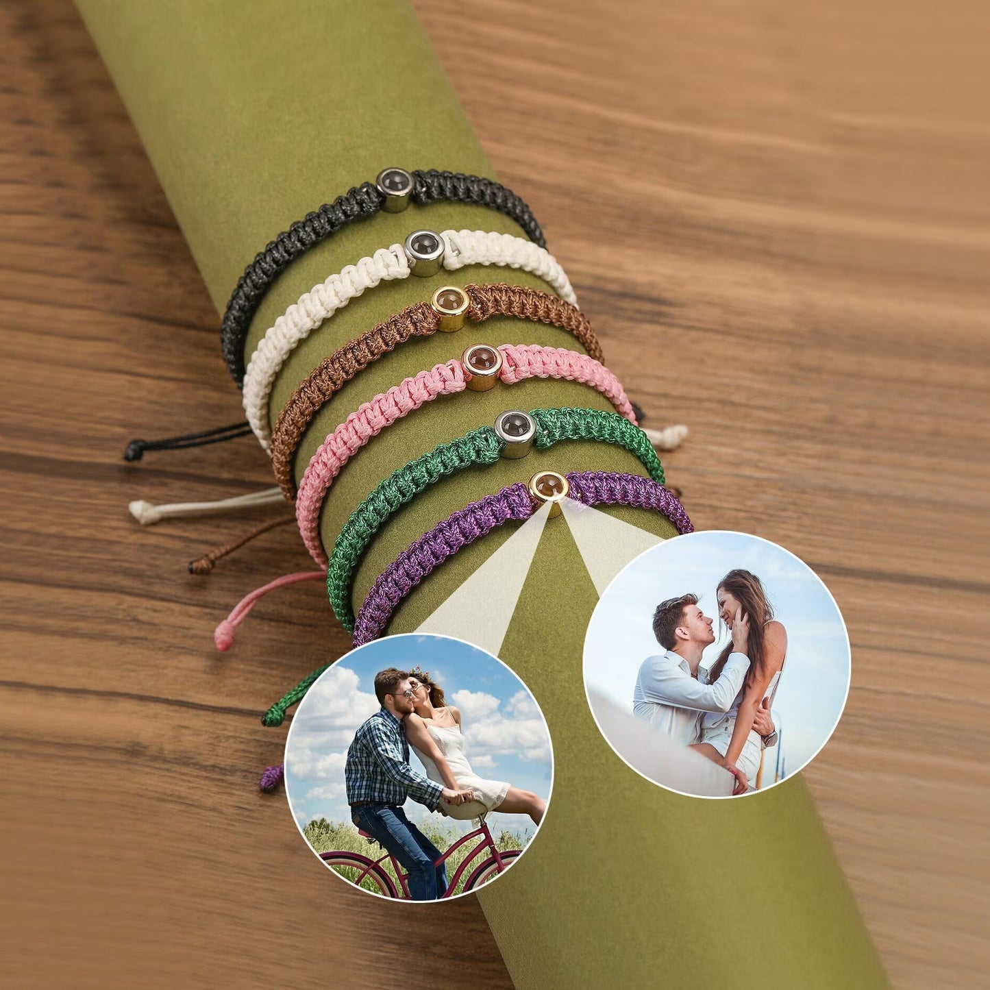 Custom Photo Projection Bracelet ByHeartJewelry