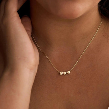 Custom Heart Initial Necklace ByHeartJewelry