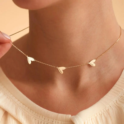 Custom Engraved Heart Necklace ByHeartJewelry