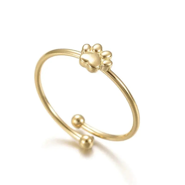 Stainless Steel Paw Ring (One size) ByHeartJewelry