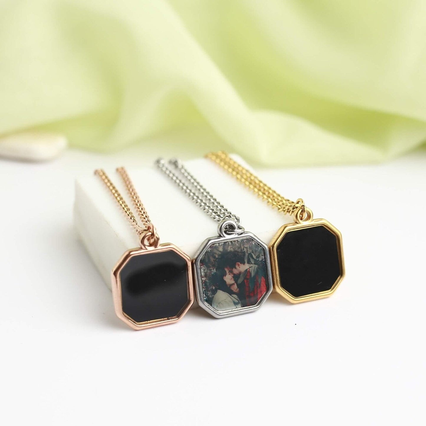 Custom Secret Photo Necklace ByHeartJewelry