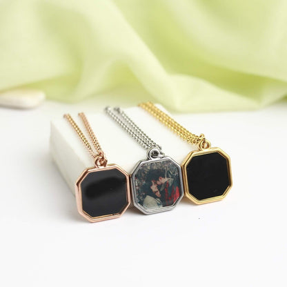 Custom Secret Photo Necklace ByHeartJewelry