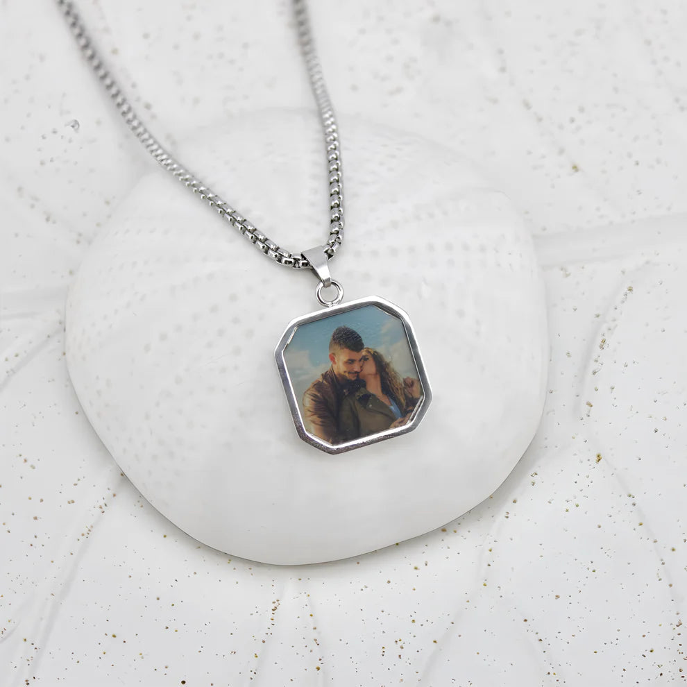 Custom Secret Photo Necklace ByHeartJewelry